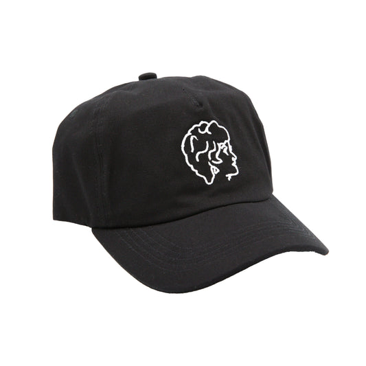 Thomas Girl Head Embroidered Hat Black