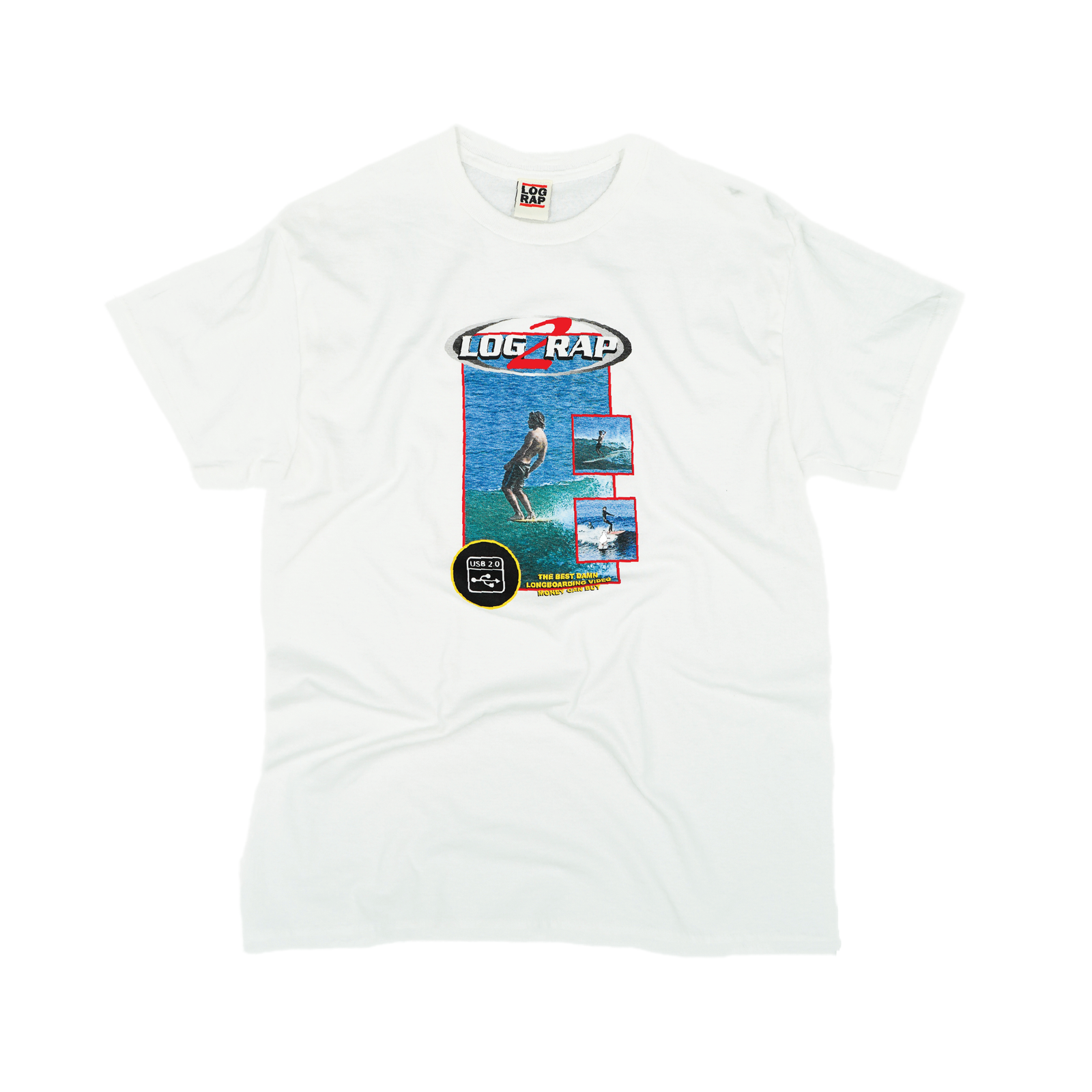 Log Rap 2 Tee White T-Shirt