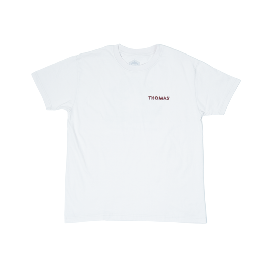 Thomas Repair & Reuse T-Shirt Dirty White