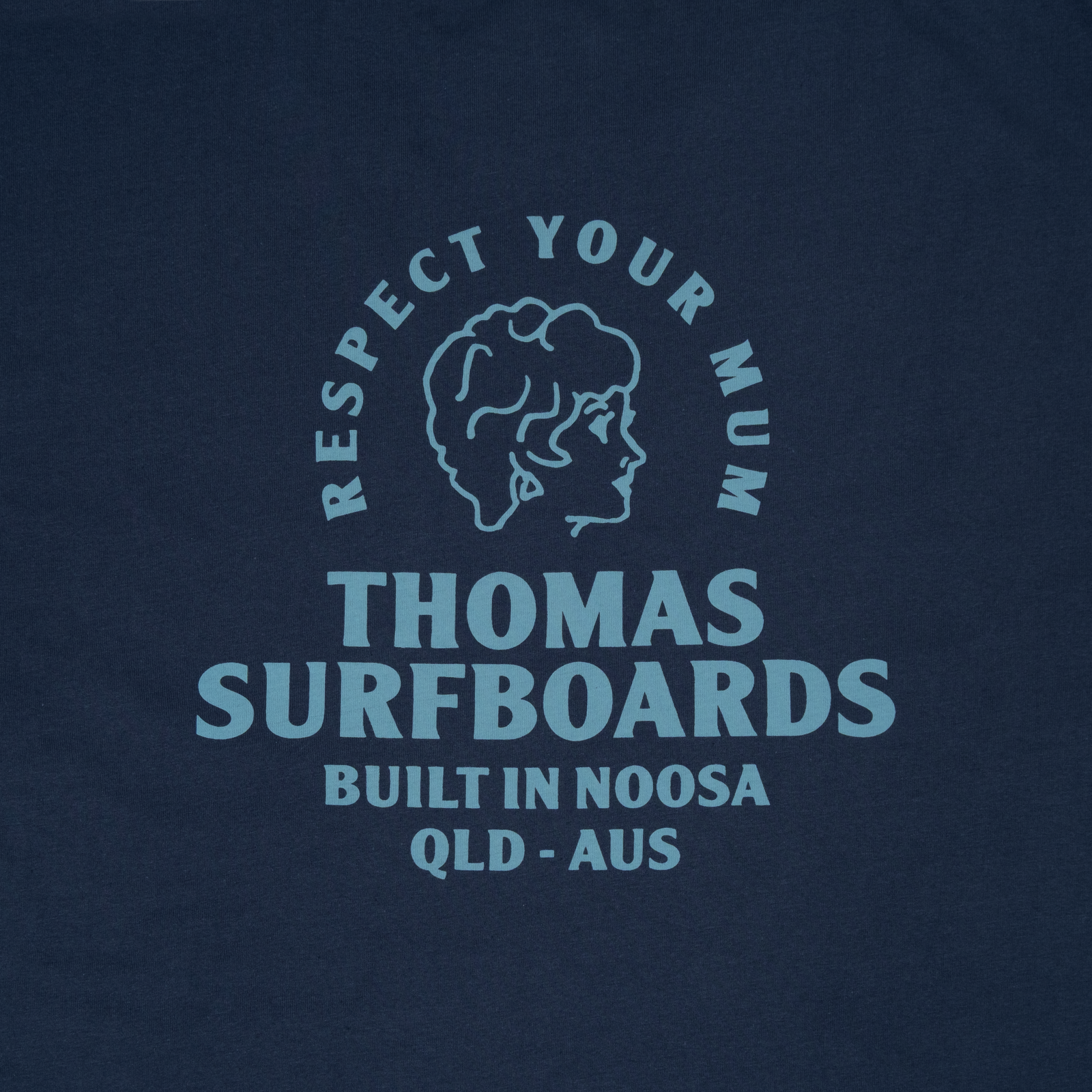 Thomas Girl Head T-Shirt Vintage Indigo