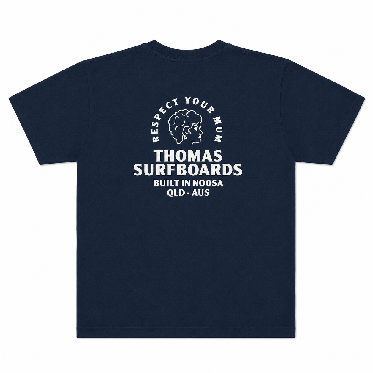 Thomas Girl Head T-Shirt Royal Navy Blue
