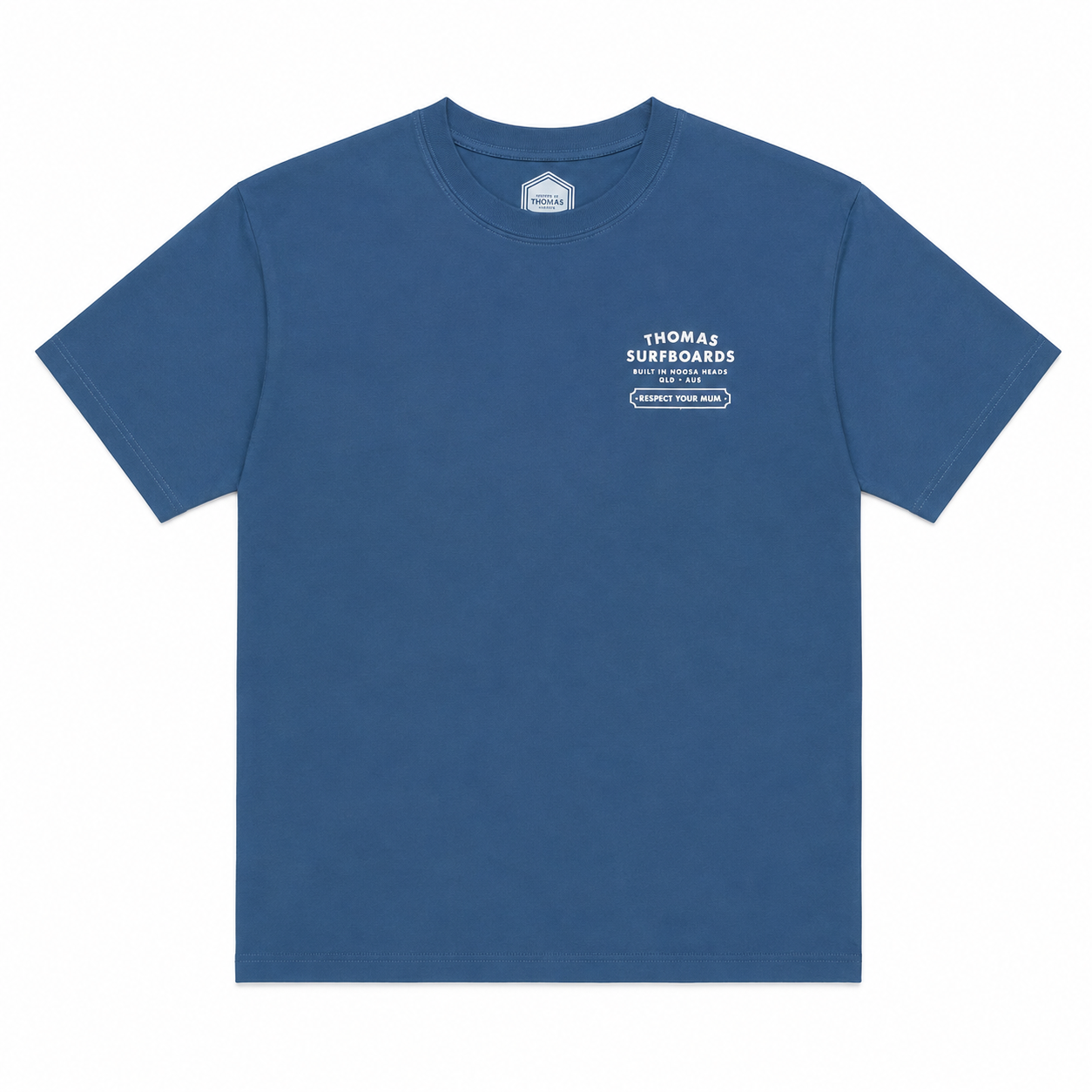 Thomas Respect Your Mum T-Shirt Captains Blue