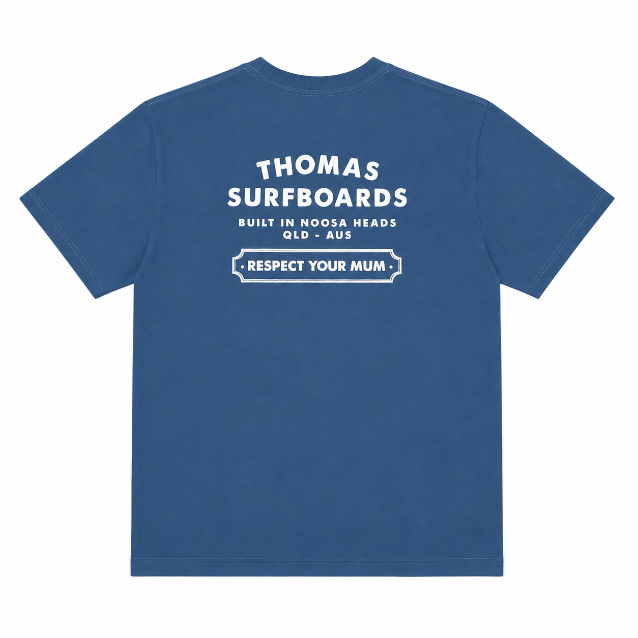 Thomas Respect Your Mum T-Shirt Captains Blue