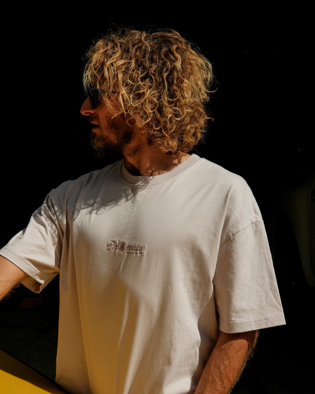 Thomas Surfboards & Shit Embroidered T-Shirt Hushed Violet