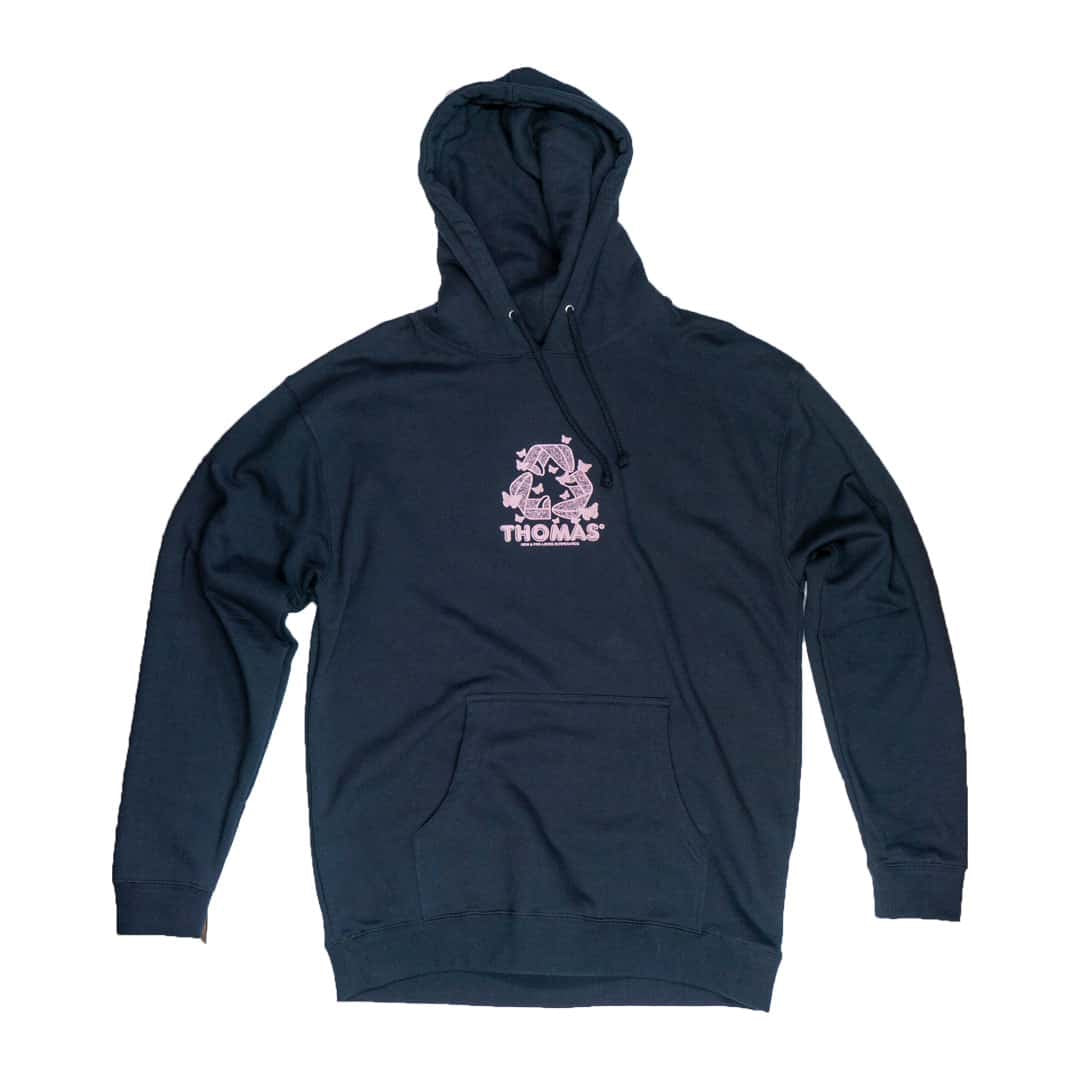 Thomas Repair & Reuse Hoodie Navy