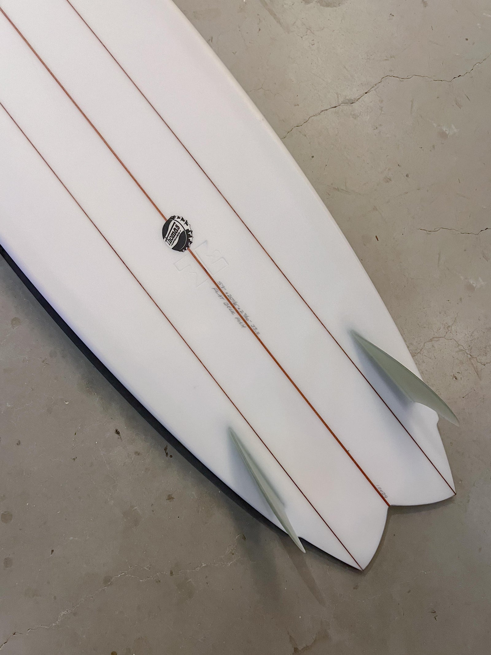 5’9 Flat Deck Fish #10029