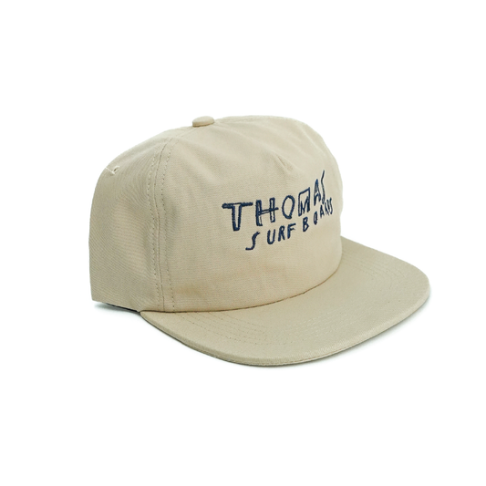 Thomas x Bob Moore Hat Embroidered Cream