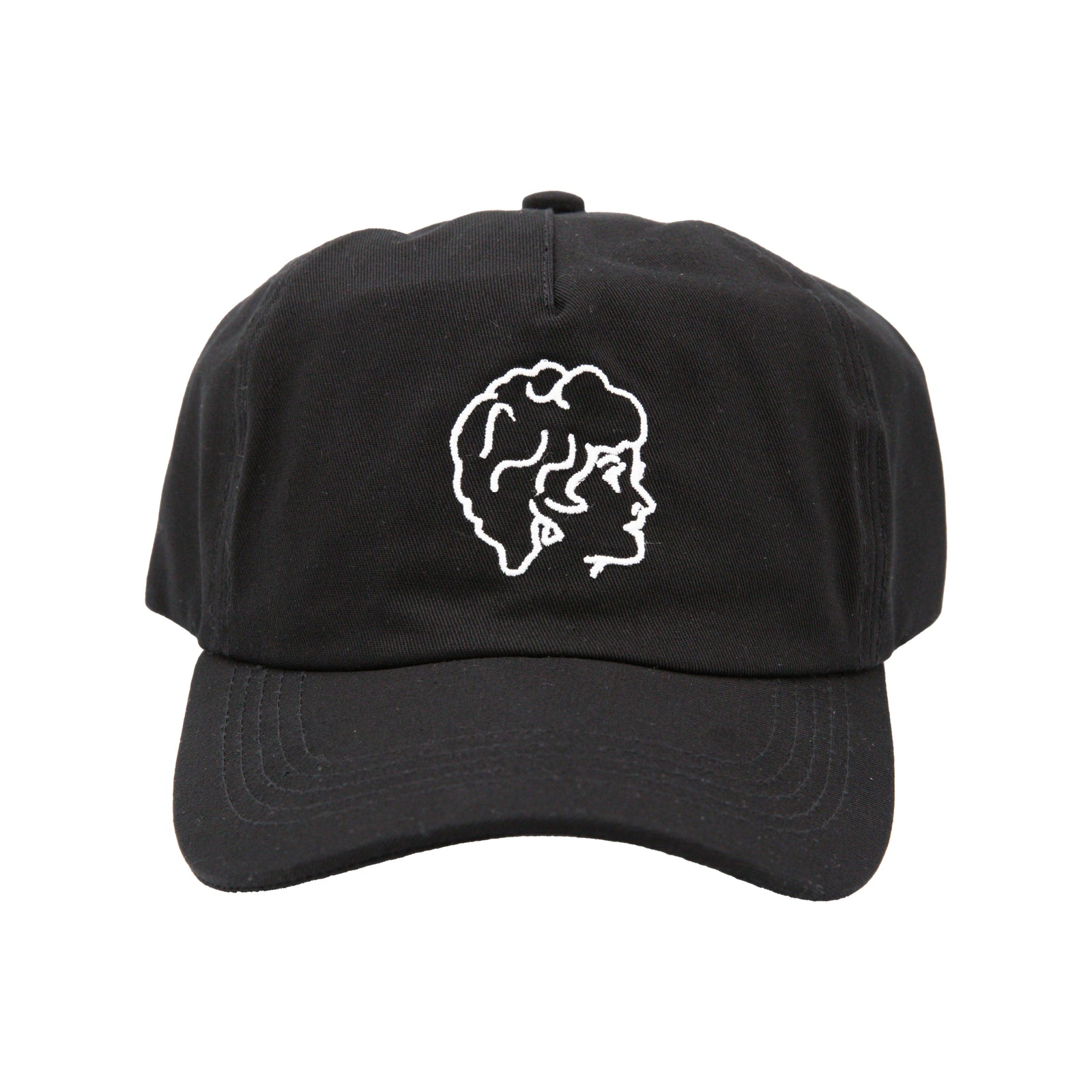 Thomas Girl Head Embroidered Hat Black