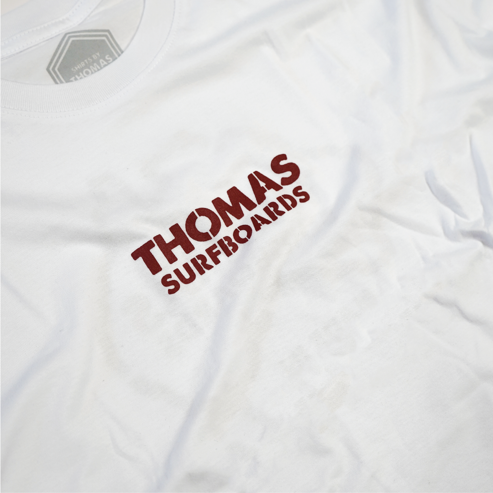 Thomas Box Label T-Shirt White