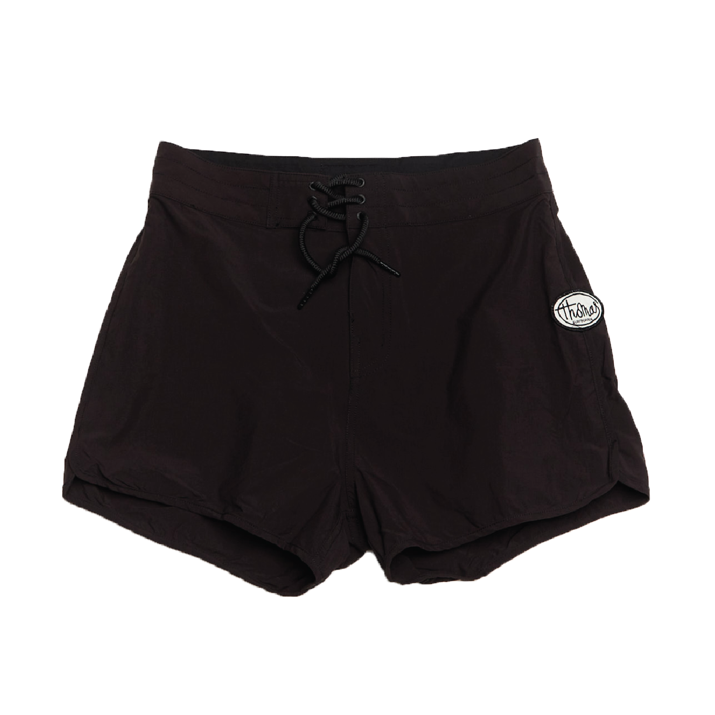 Thomas Women's Black with Black Waistband Board Short