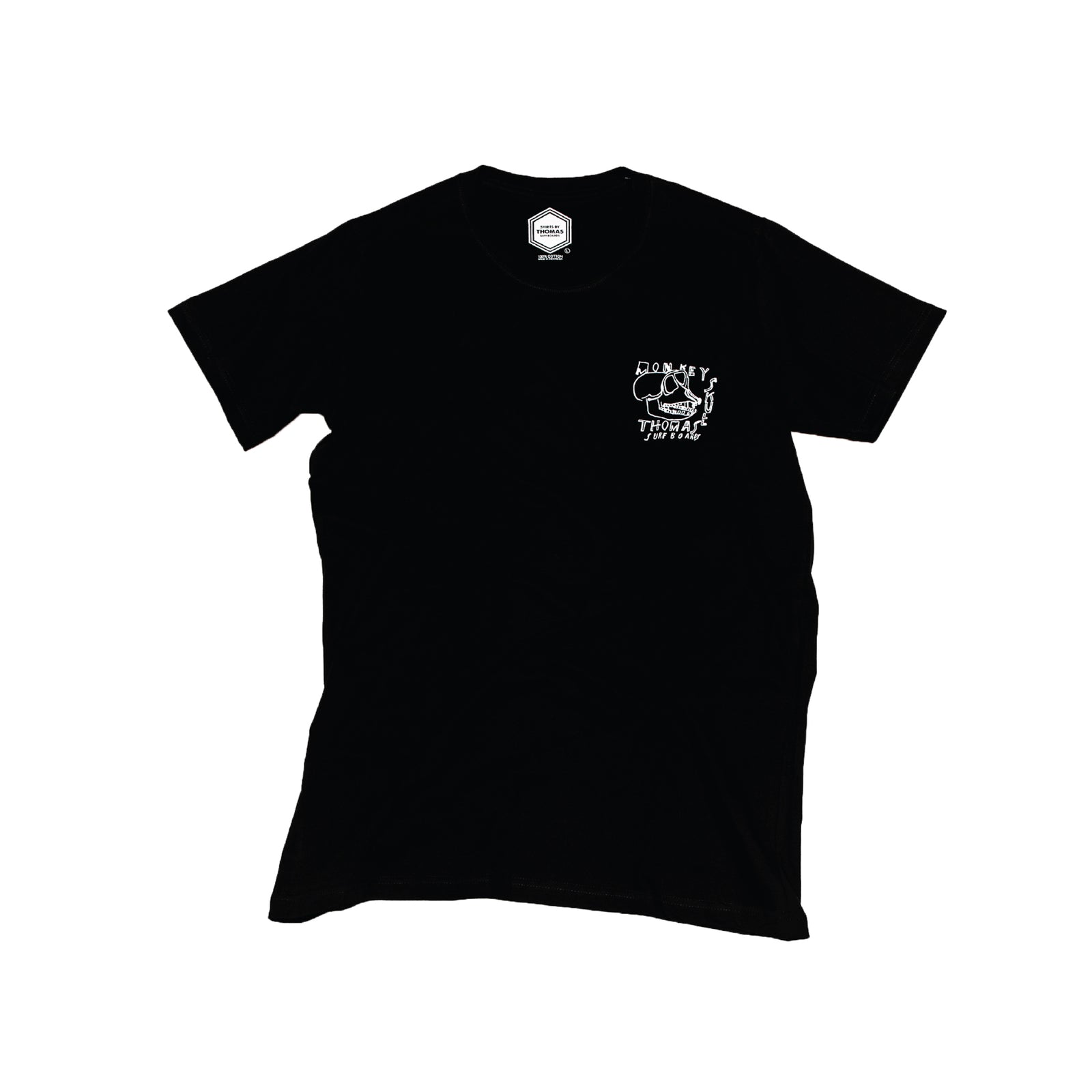Thomas x Bob Moore Monkey Skull T-Shirt Black
