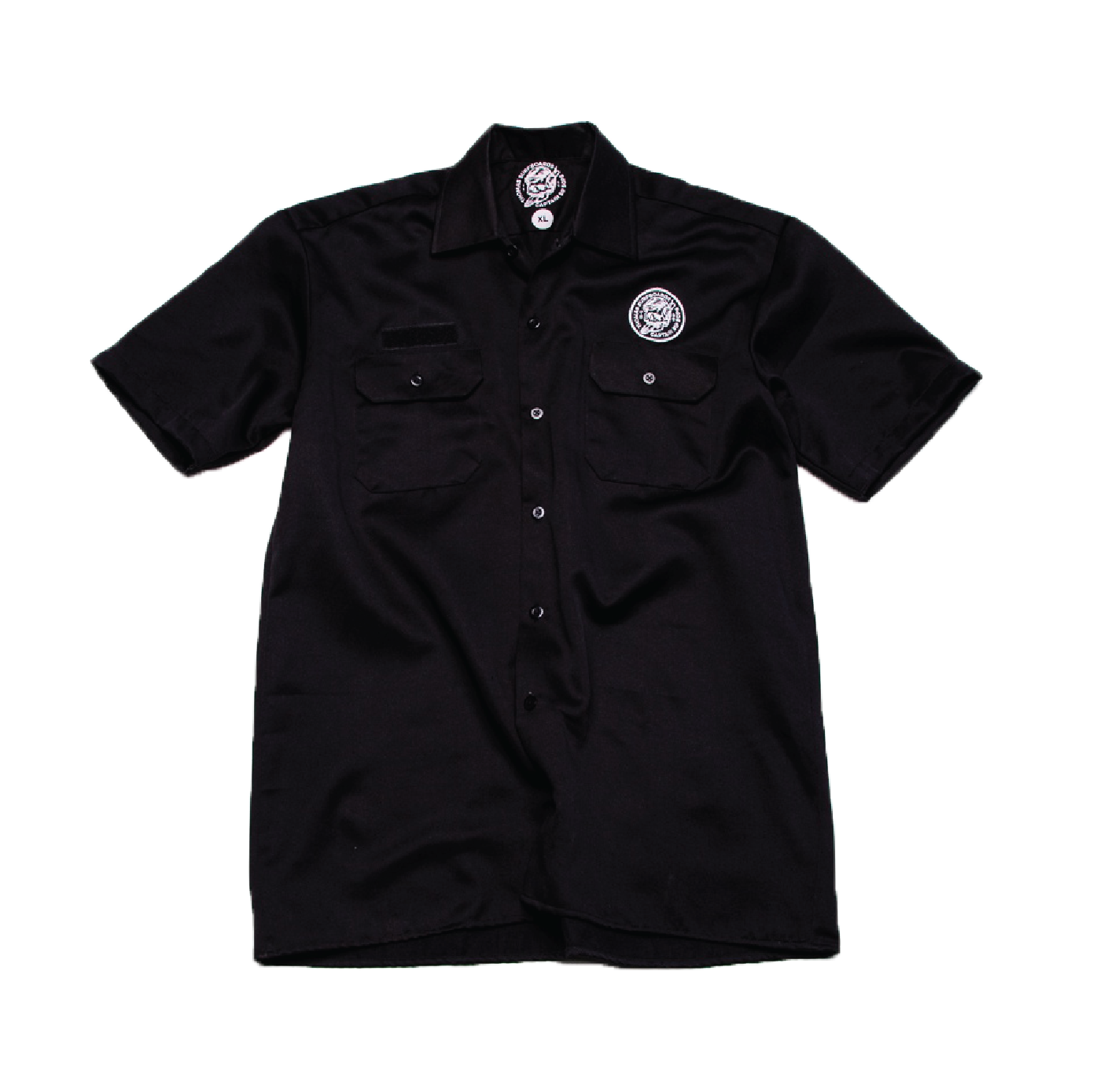Thomas Surfboards & Captain Sip Sops Colab Stay Bold Work Shirt Black