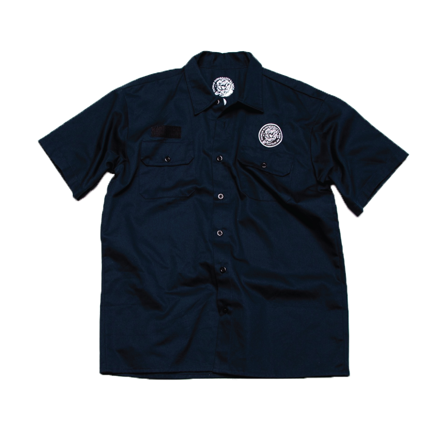 Thomas Surfboards & Captain Sip Sops Colab Stay Bold Work Shirt Navy
